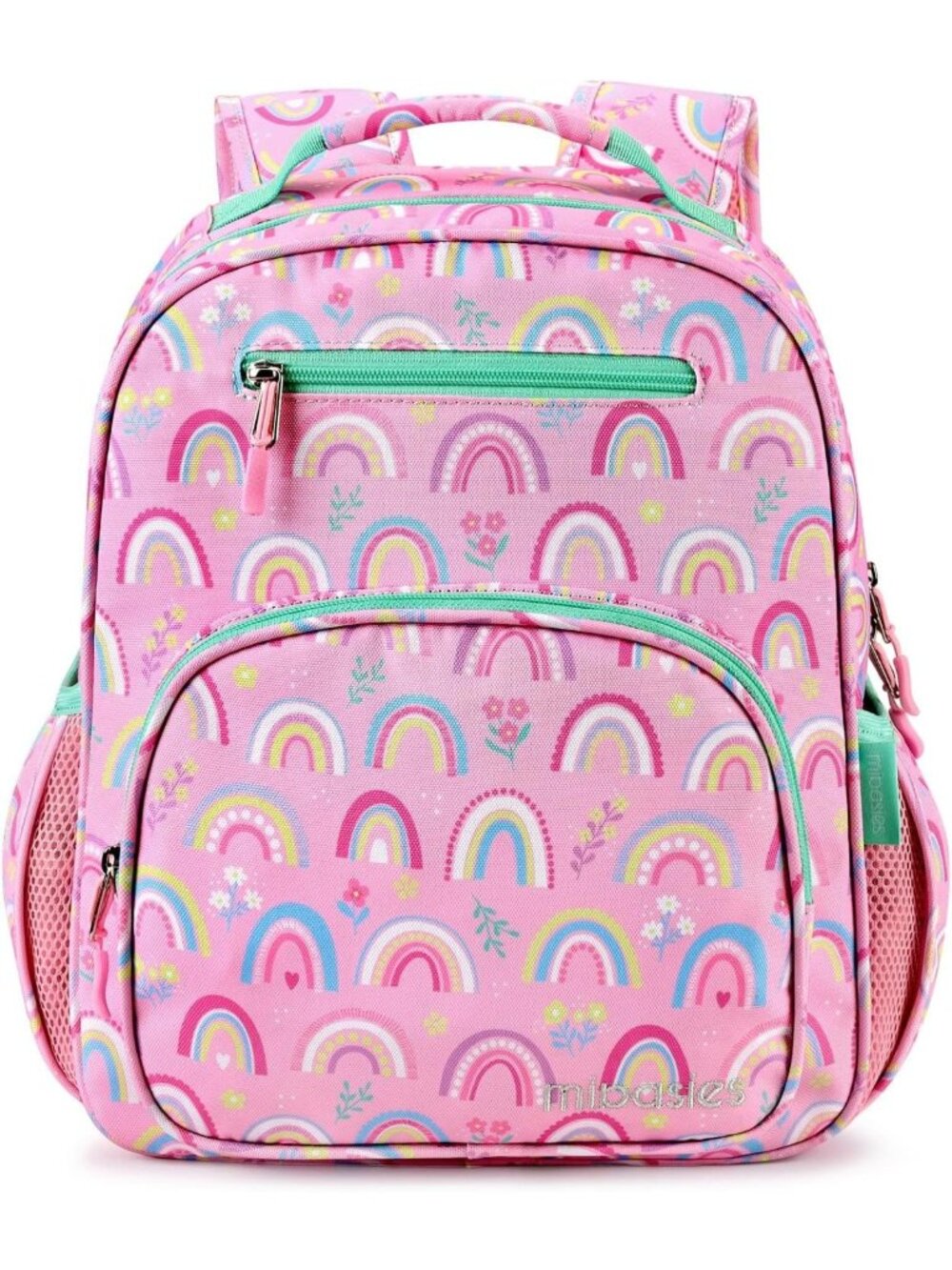 Lightweight Rainbow Pink Girls Backpack 5-8 | Cute Bookbag for School & Travel